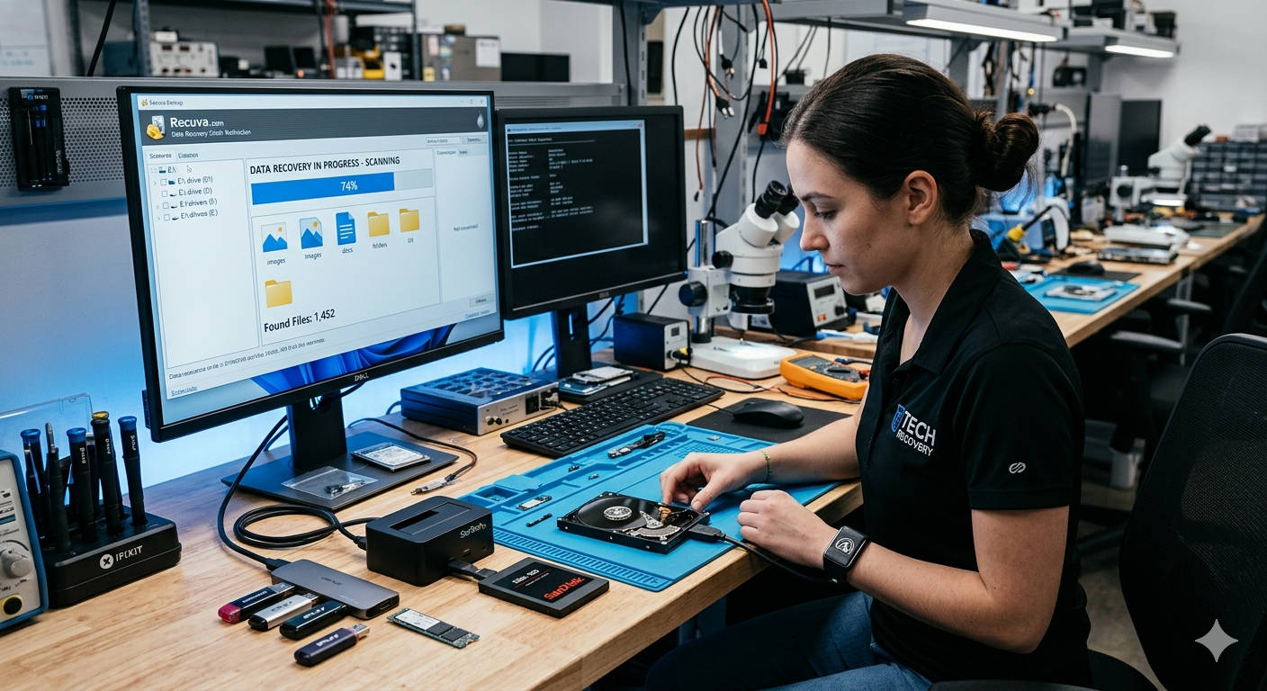 Servizio recupero dati da supporti digitali a Rovato