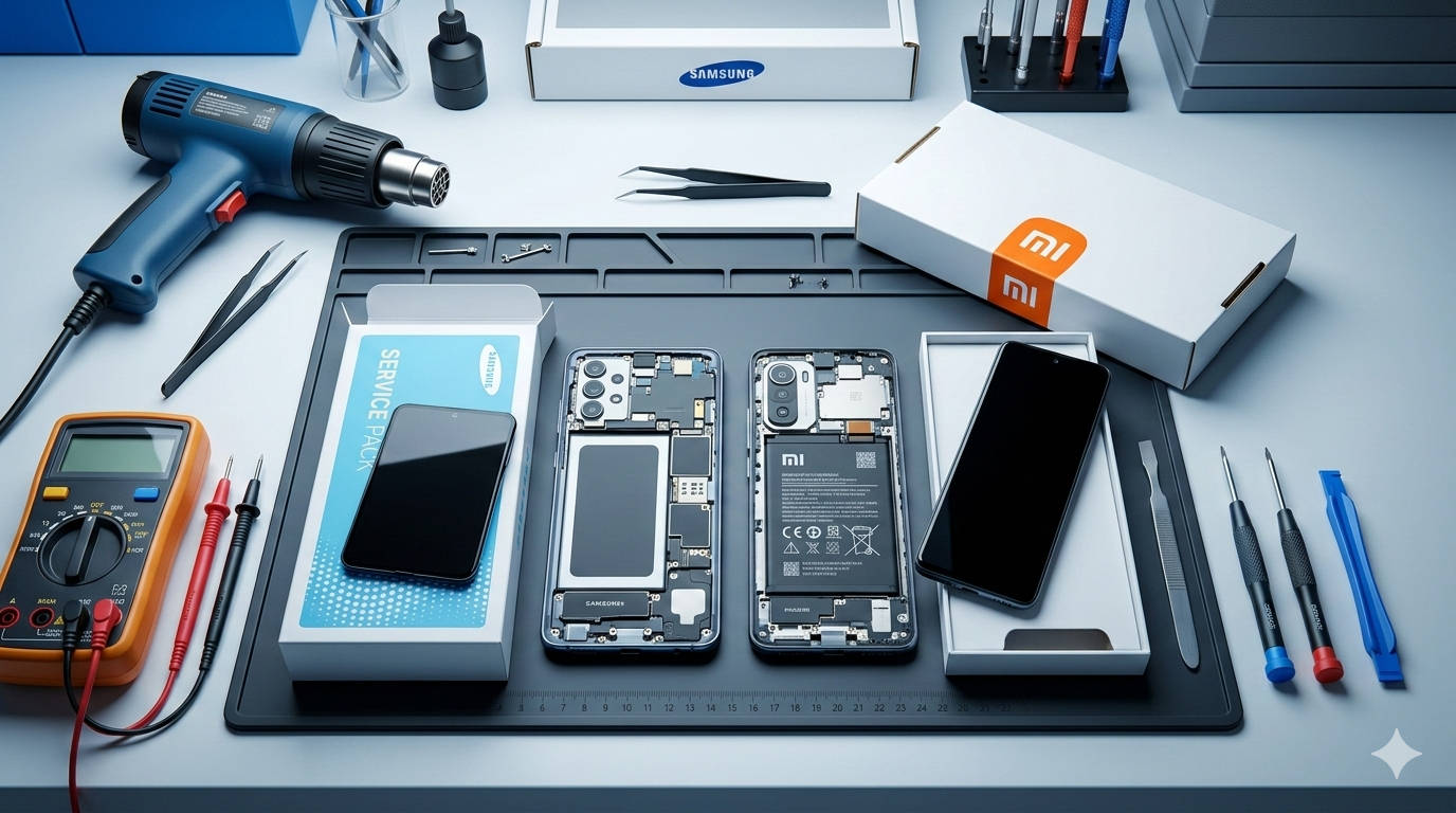 Riparazione professionale smartphone Samsung e Xiaomi a Rovato