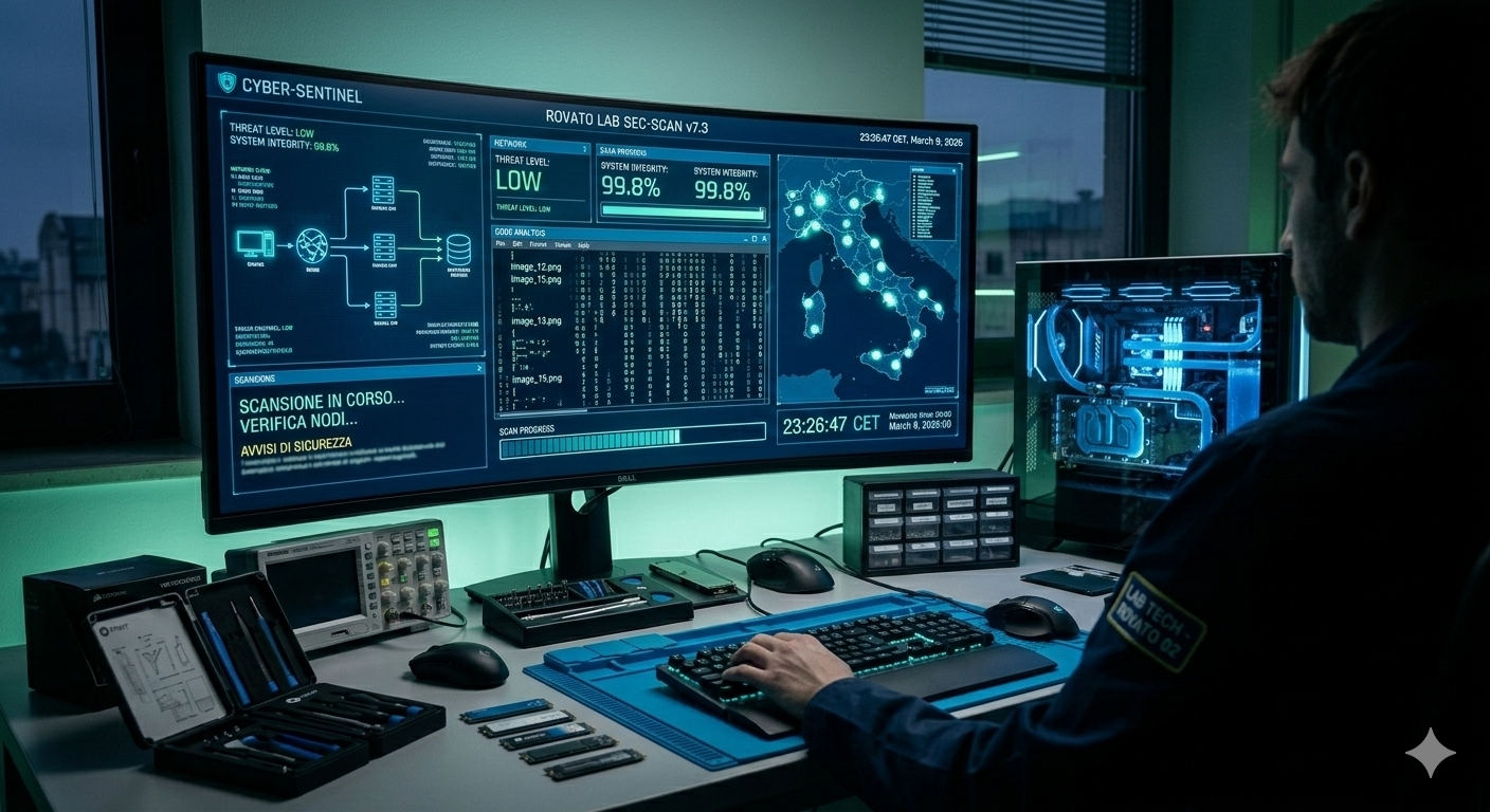 Rimozione virus e malware professionale a Rovato Brescia