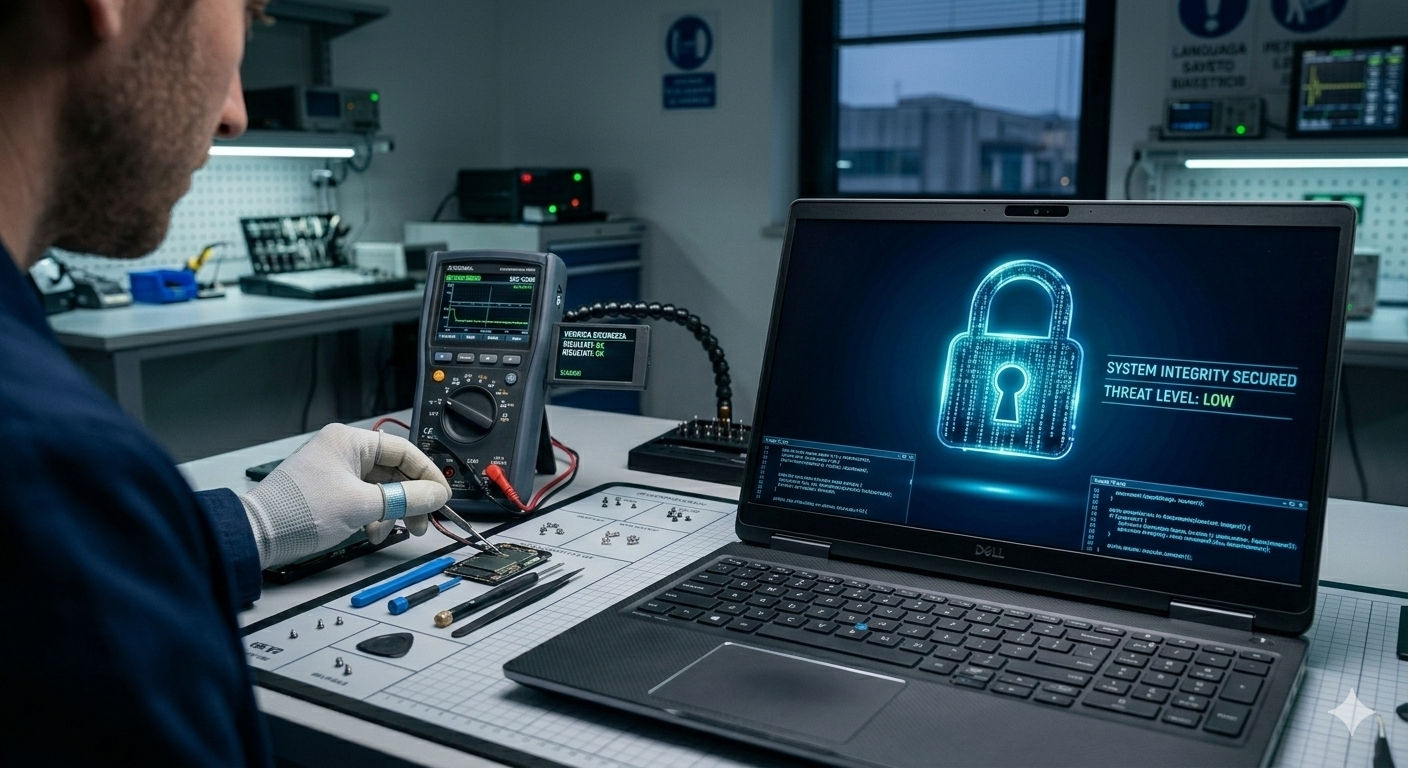 Tecnico informatico che rimuove virus a Rovato